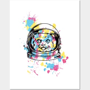 Space Cat Posters and Art